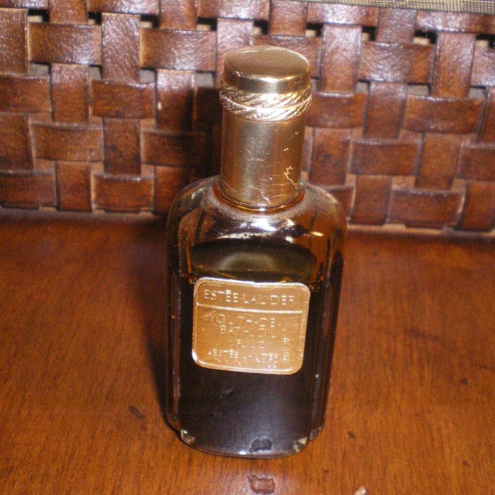 Estee Lauder Youth Dew Bath Oil 1.7oz. 3/4 Full Cool Vintage Bottle!!